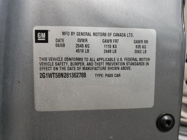 Photo 12 VIN: 2G1WT58N281362788 - CHEVROLET IMPALA LT 