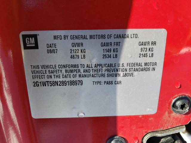 Photo 9 VIN: 2G1WT58N289188979 - CHEVROLET IMPALA LT 