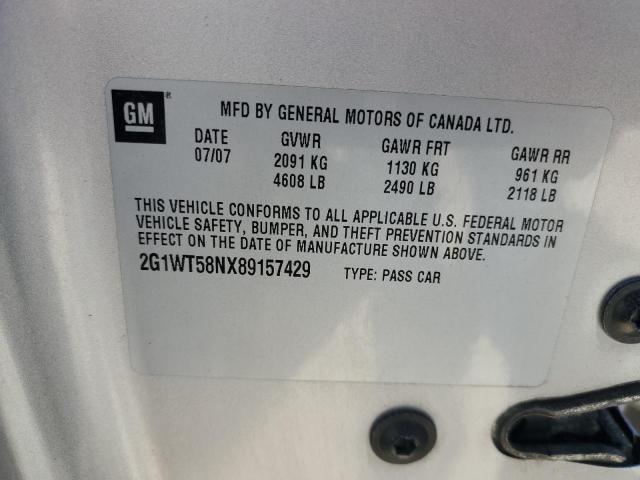 Photo 11 VIN: 2G1WT58NX89157429 - CHEVROLET IMPALA LT 