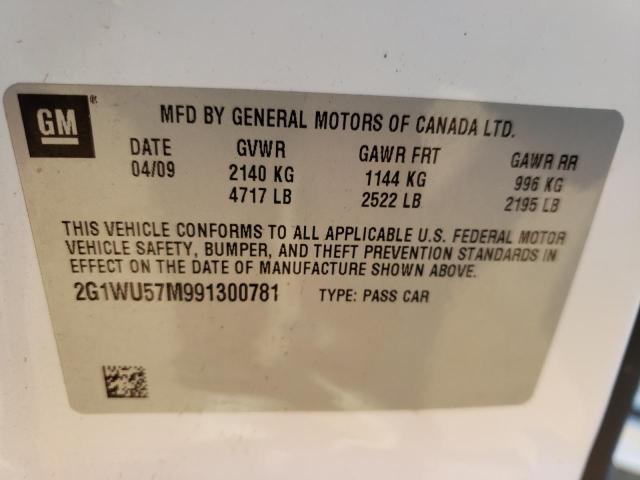 Photo 9 VIN: 2G1WU57M991300781 - CHEVROLET IMPALA LTZ 