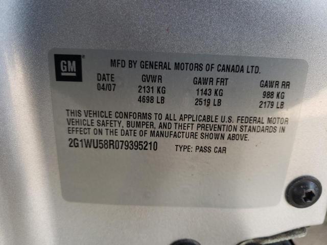 Photo 9 VIN: 2G1WU58R079395210 - CHEVROLET IMPALA LTZ 