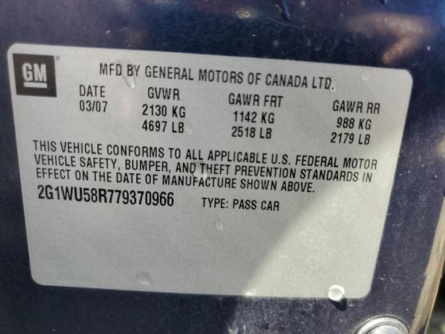 Photo 12 VIN: 2G1WU58R779370966 - CHEVROLET IMPALA 