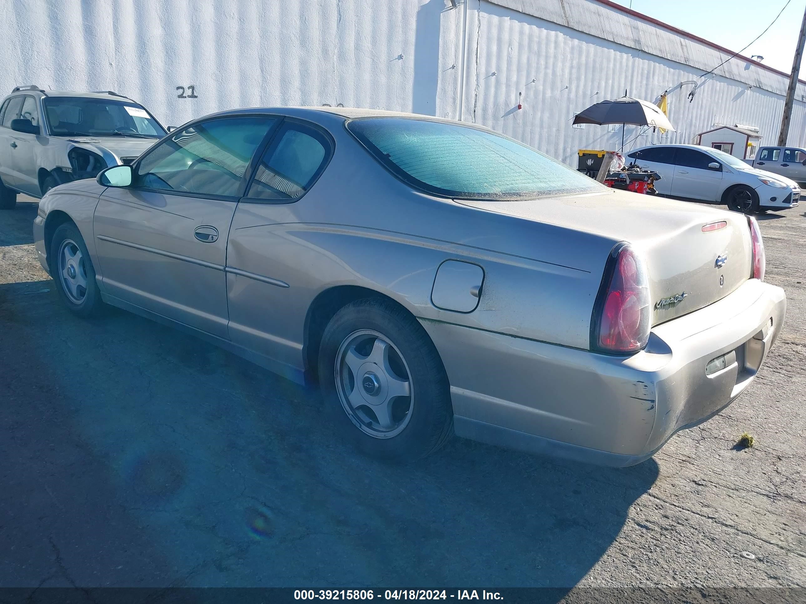 Photo 2 VIN: 2G1WW12E339114200 - CHEVROLET MONTE CARLO 