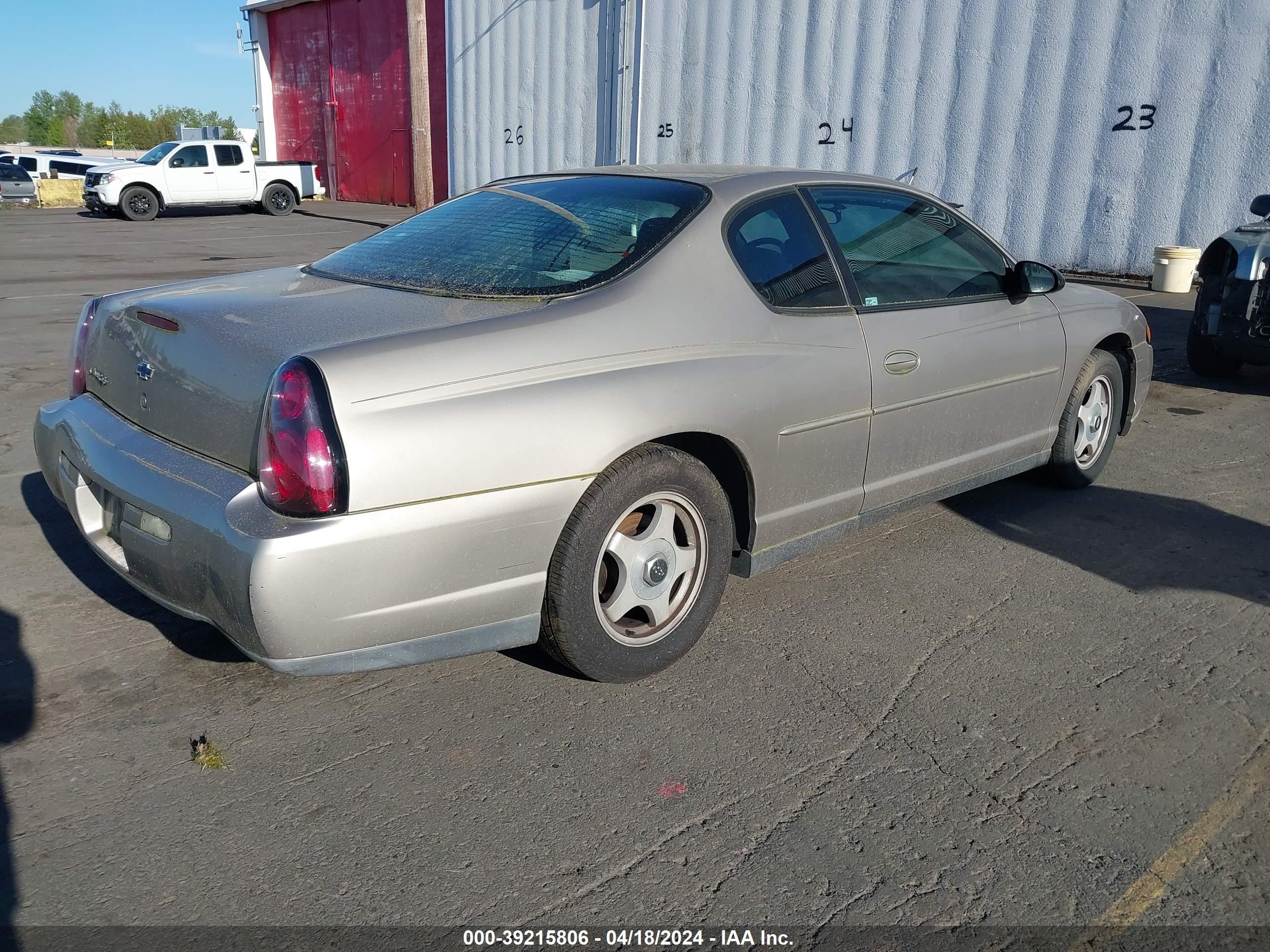 Photo 3 VIN: 2G1WW12E339114200 - CHEVROLET MONTE CARLO 