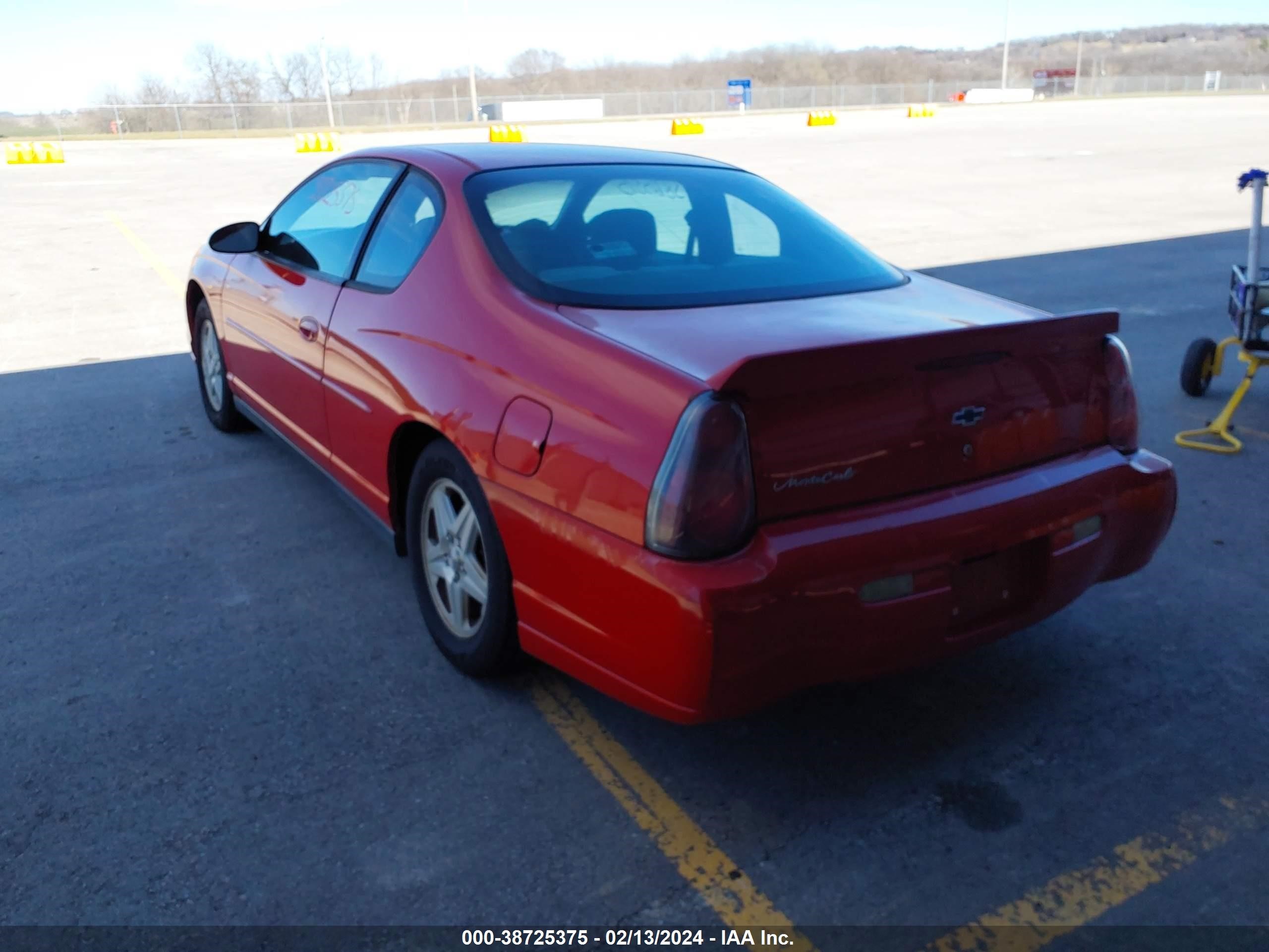 Photo 2 VIN: 2G1WW12E849395914 - CHEVROLET MONTE CARLO 