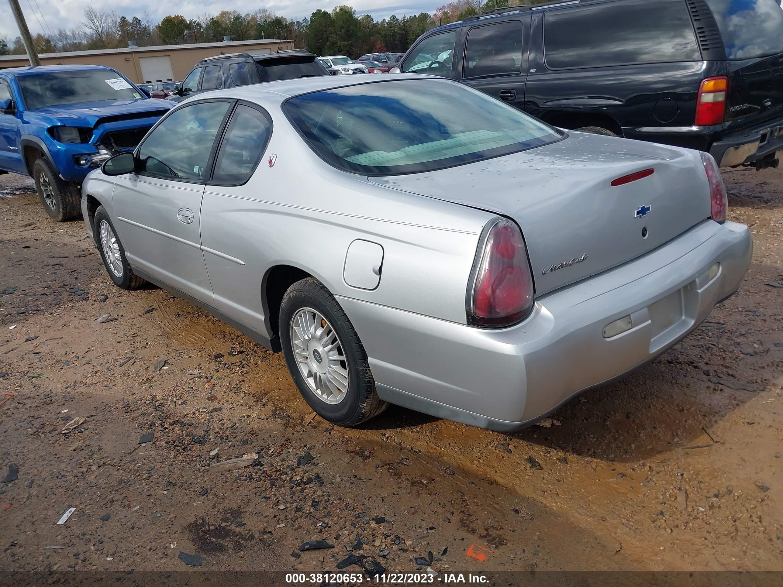 Photo 2 VIN: 2G1WW12EXY9166169 - CHEVROLET MONTE CARLO 