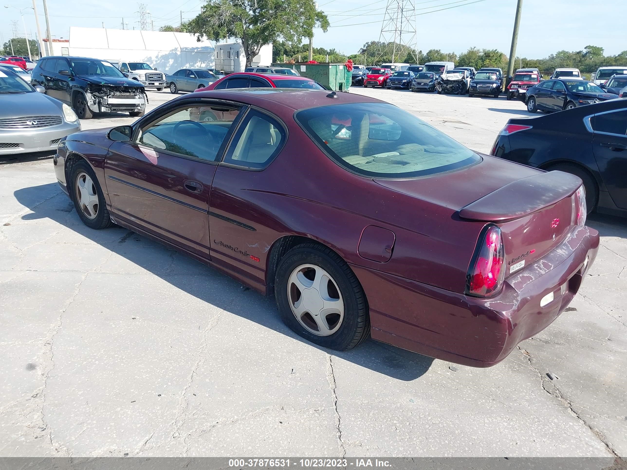 Photo 2 VIN: 2G1WX12K039206044 - CHEVROLET MONTE CARLO 