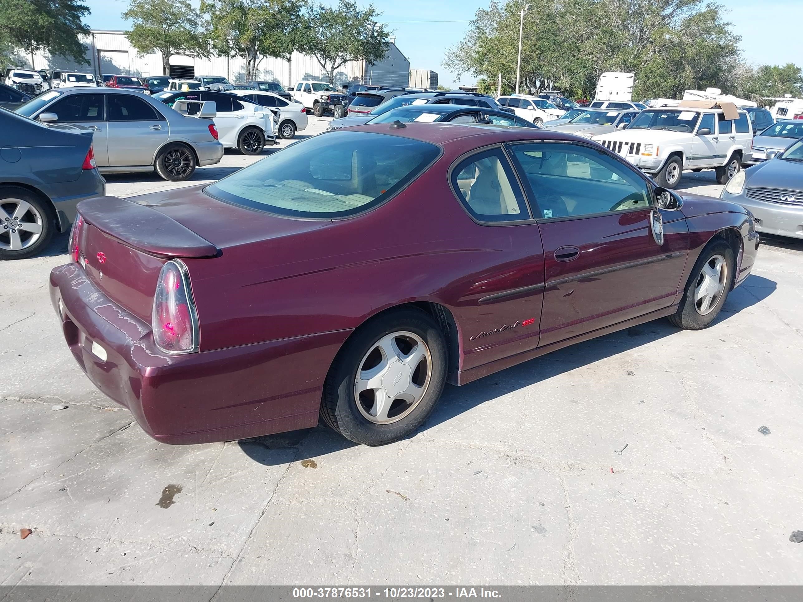 Photo 3 VIN: 2G1WX12K039206044 - CHEVROLET MONTE CARLO 