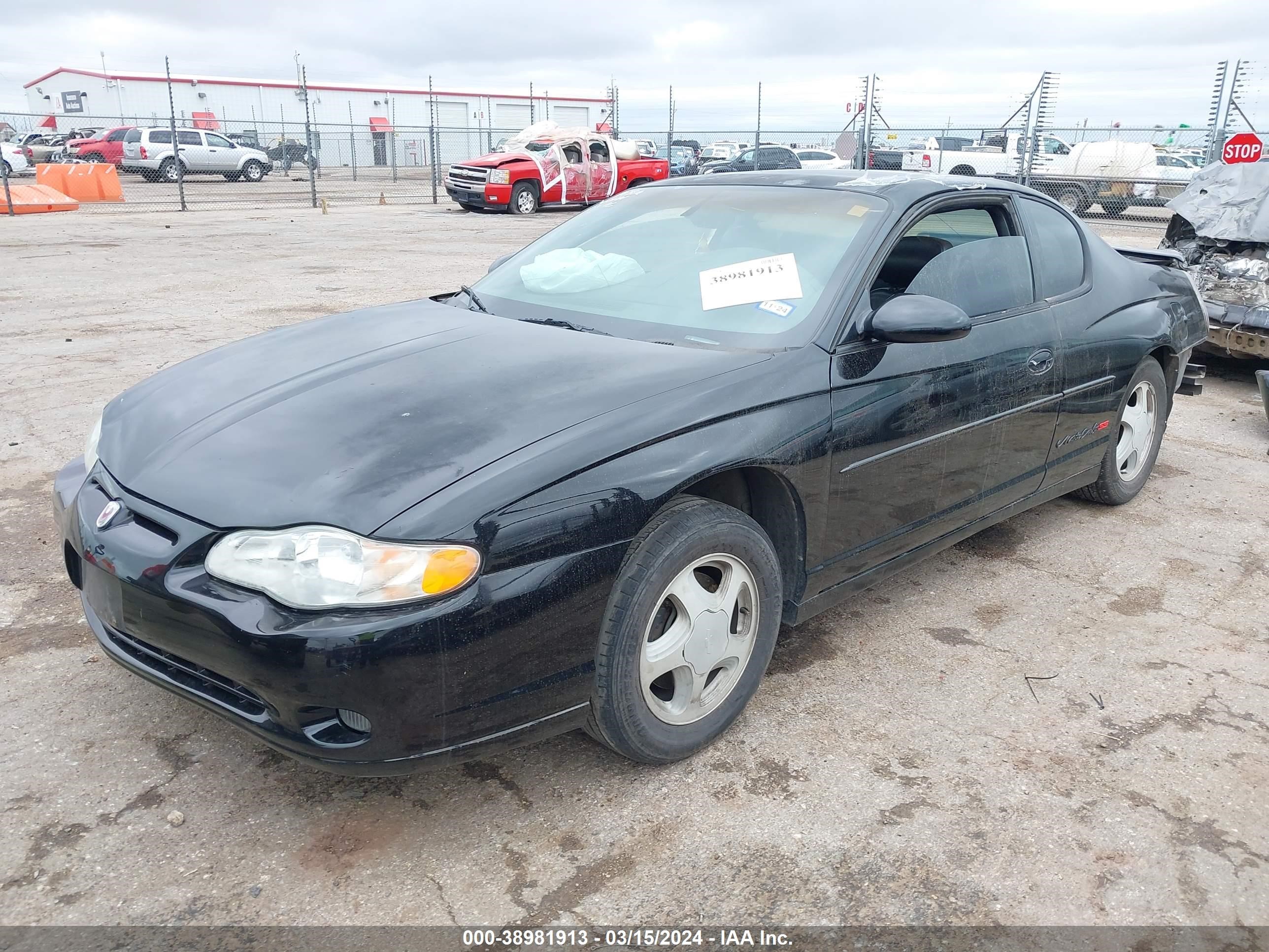 Photo 1 VIN: 2G1WX12K0Y9249418 - CHEVROLET MONTE CARLO 