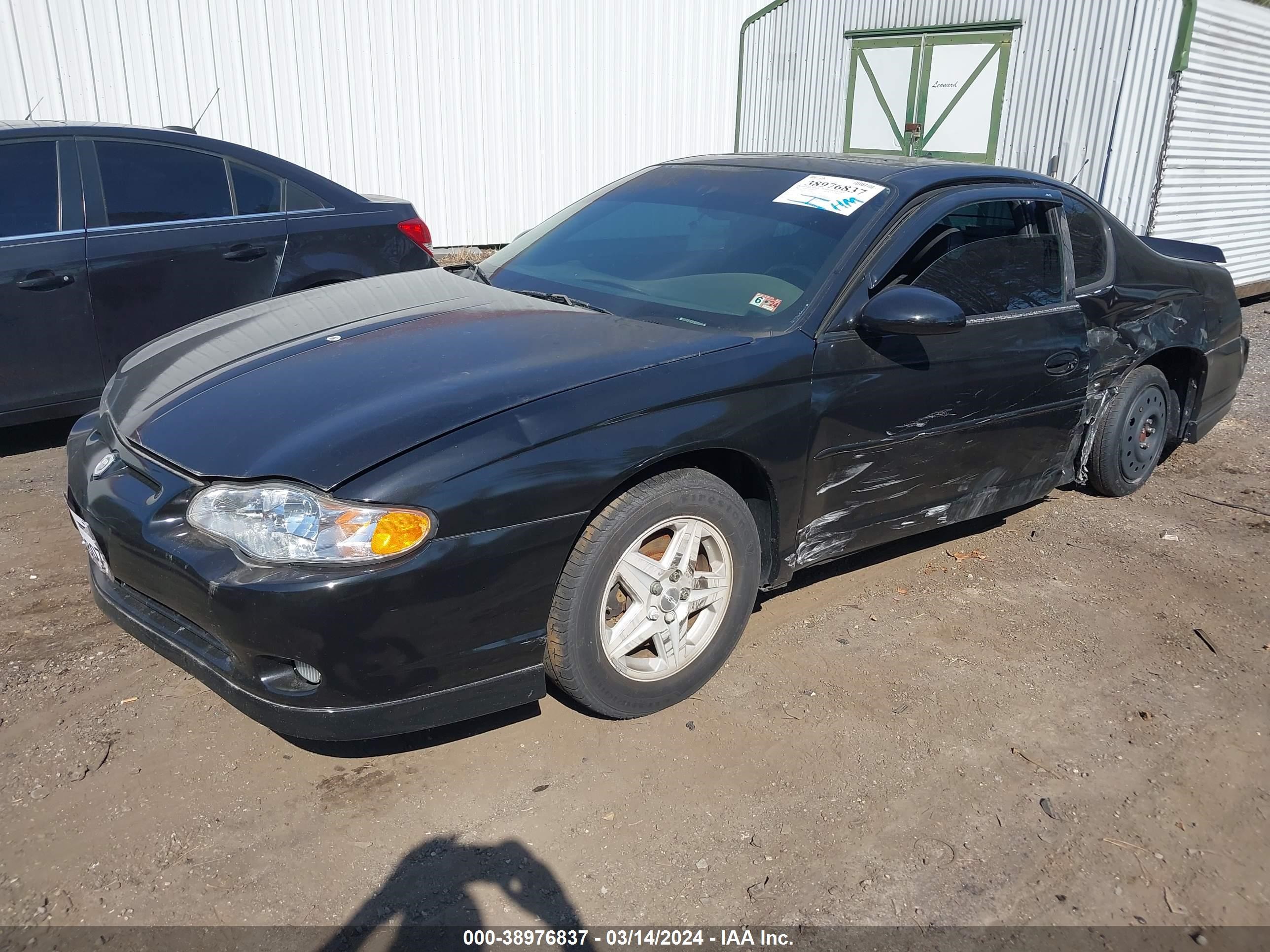 Photo 1 VIN: 2G1WX12K239269288 - CHEVROLET MONTE CARLO 