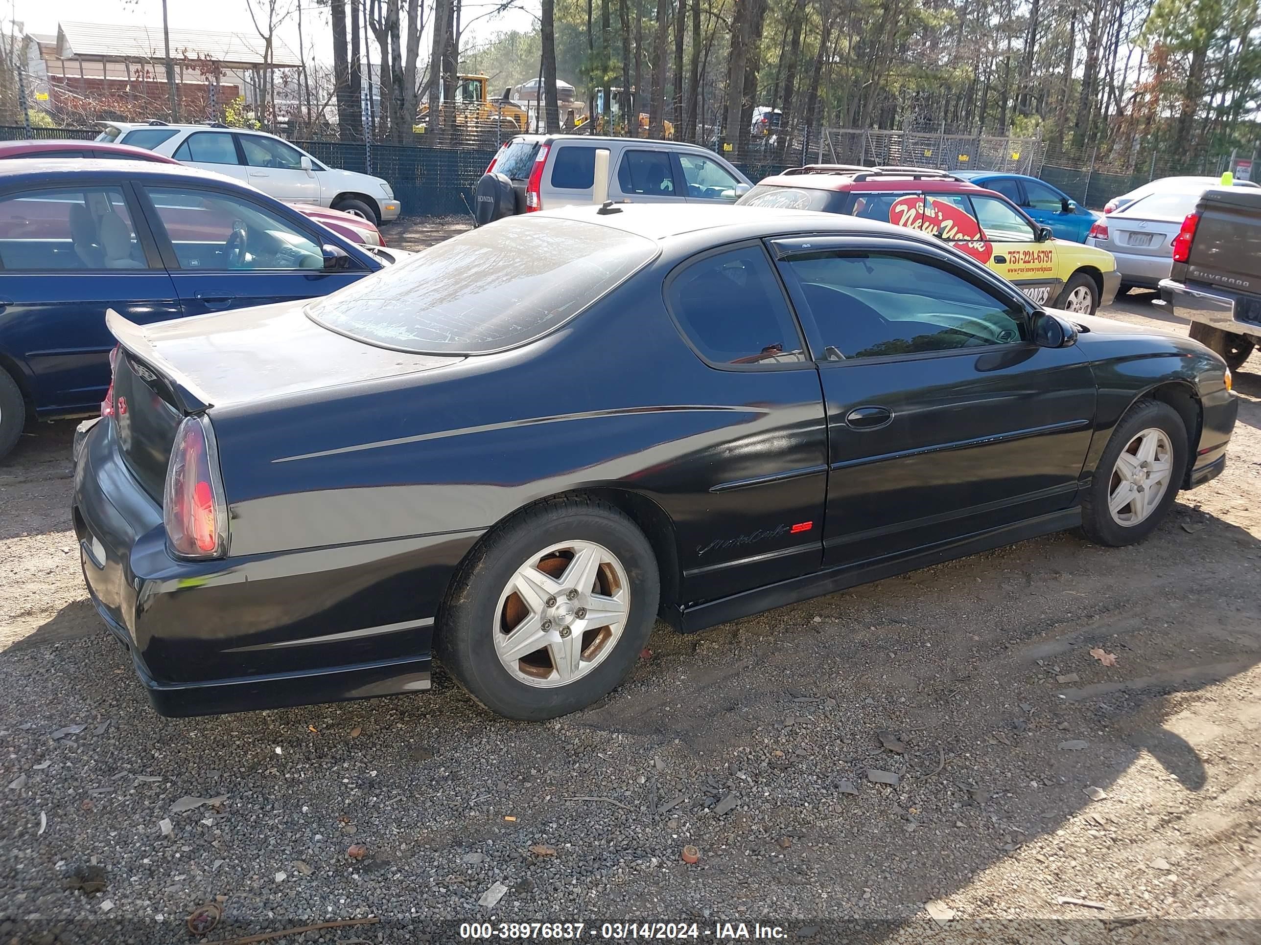 Photo 3 VIN: 2G1WX12K239269288 - CHEVROLET MONTE CARLO 