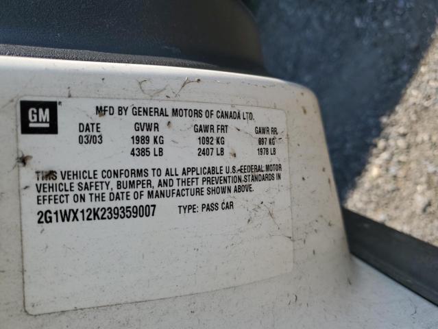 Photo 11 VIN: 2G1WX12K239359007 - CHEVROLET MONTECARLO 