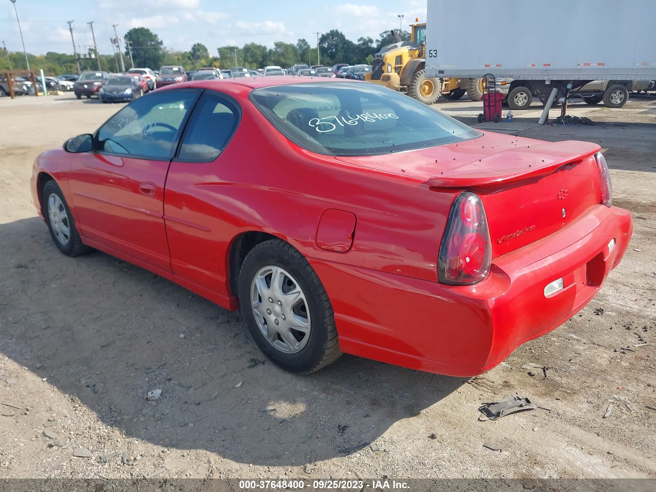 Photo 2 VIN: 2G1WX12K449146254 - CHEVROLET MONTE CARLO 