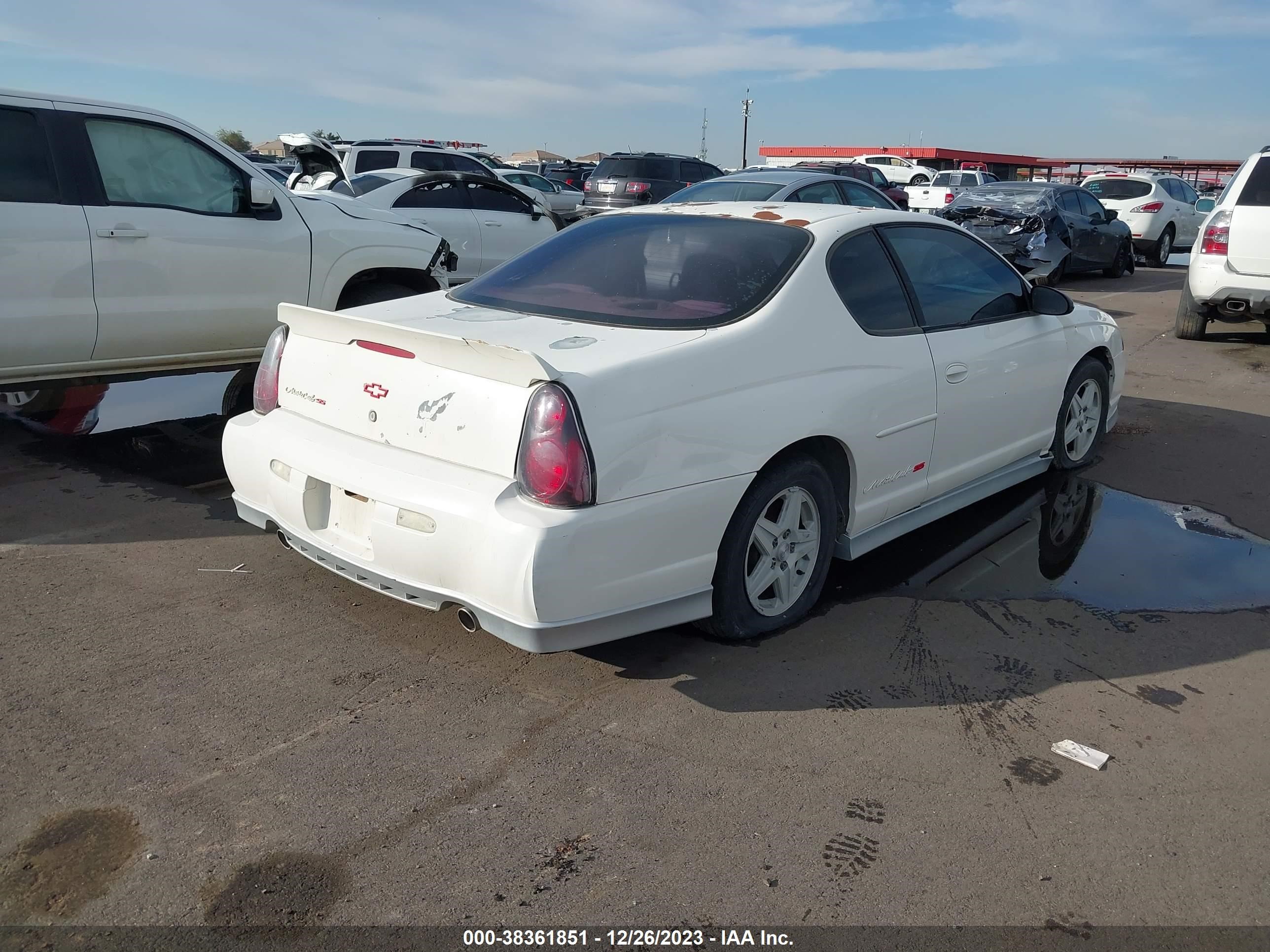 Photo 3 VIN: 2G1WX12K639141801 - CHEVROLET MONTE CARLO 