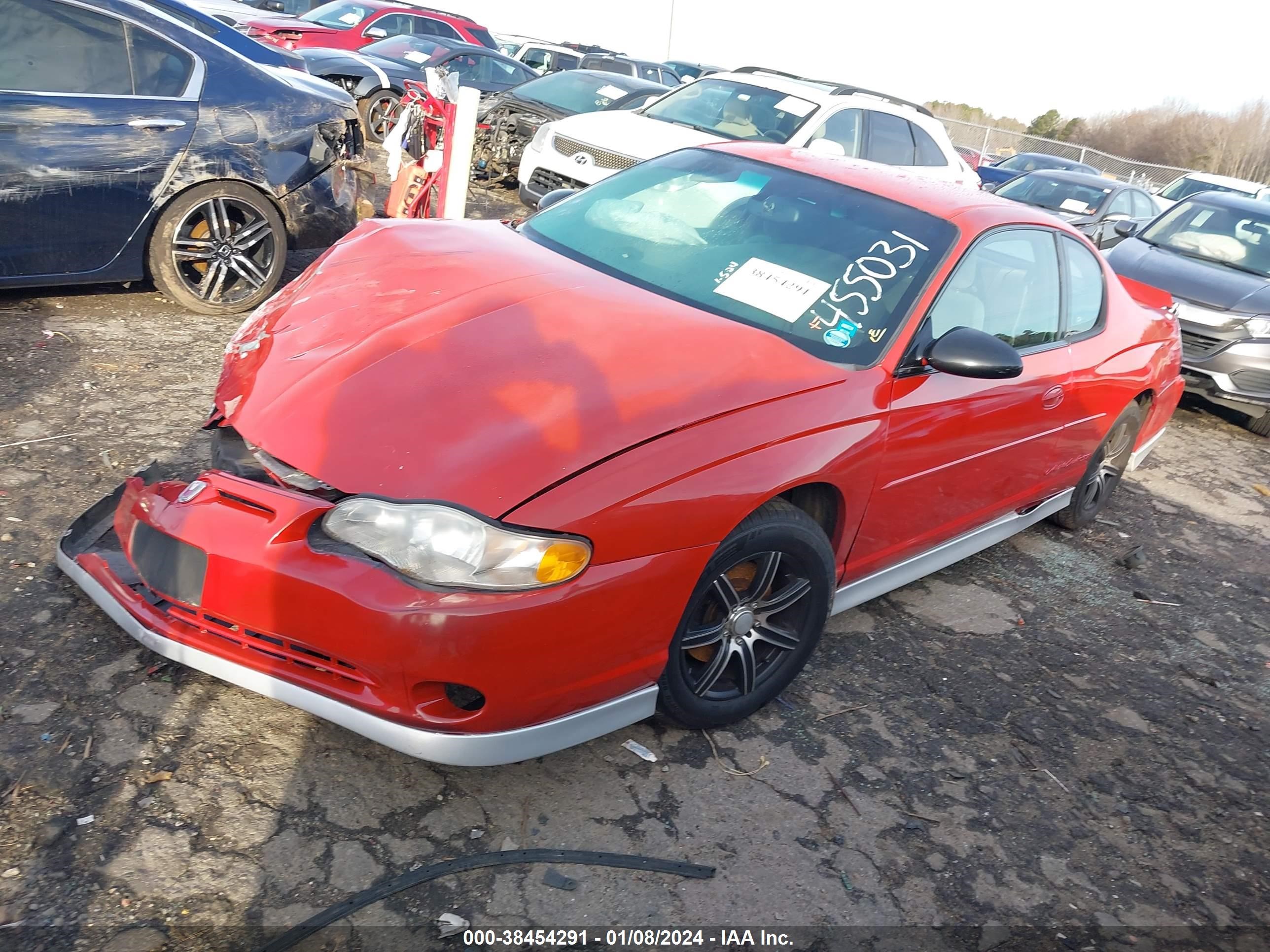 Photo 1 VIN: 2G1WX12K839455031 - CHEVROLET MONTE CARLO 