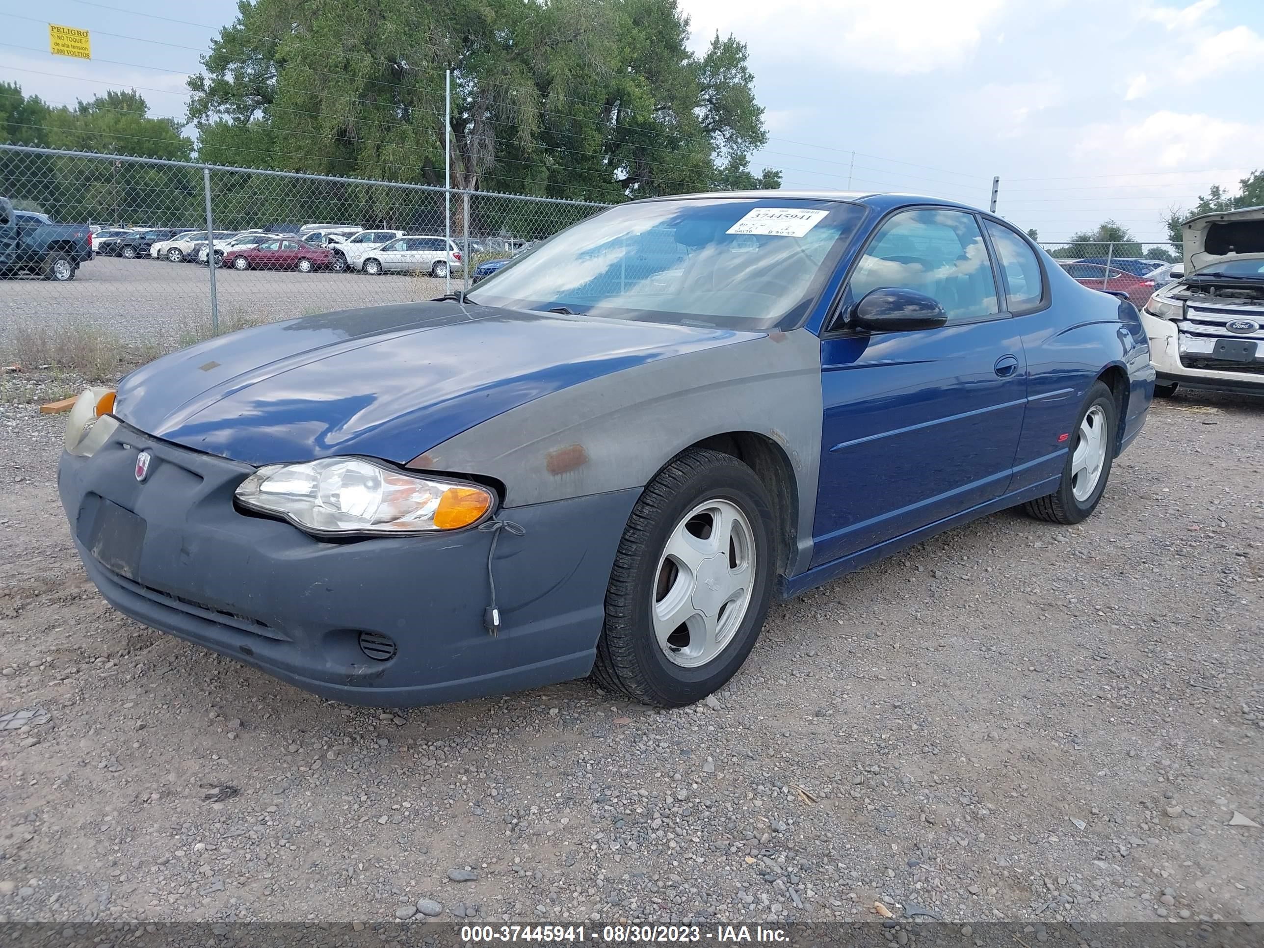 Photo 1 VIN: 2G1WX12K949359121 - CHEVROLET MONTE CARLO 