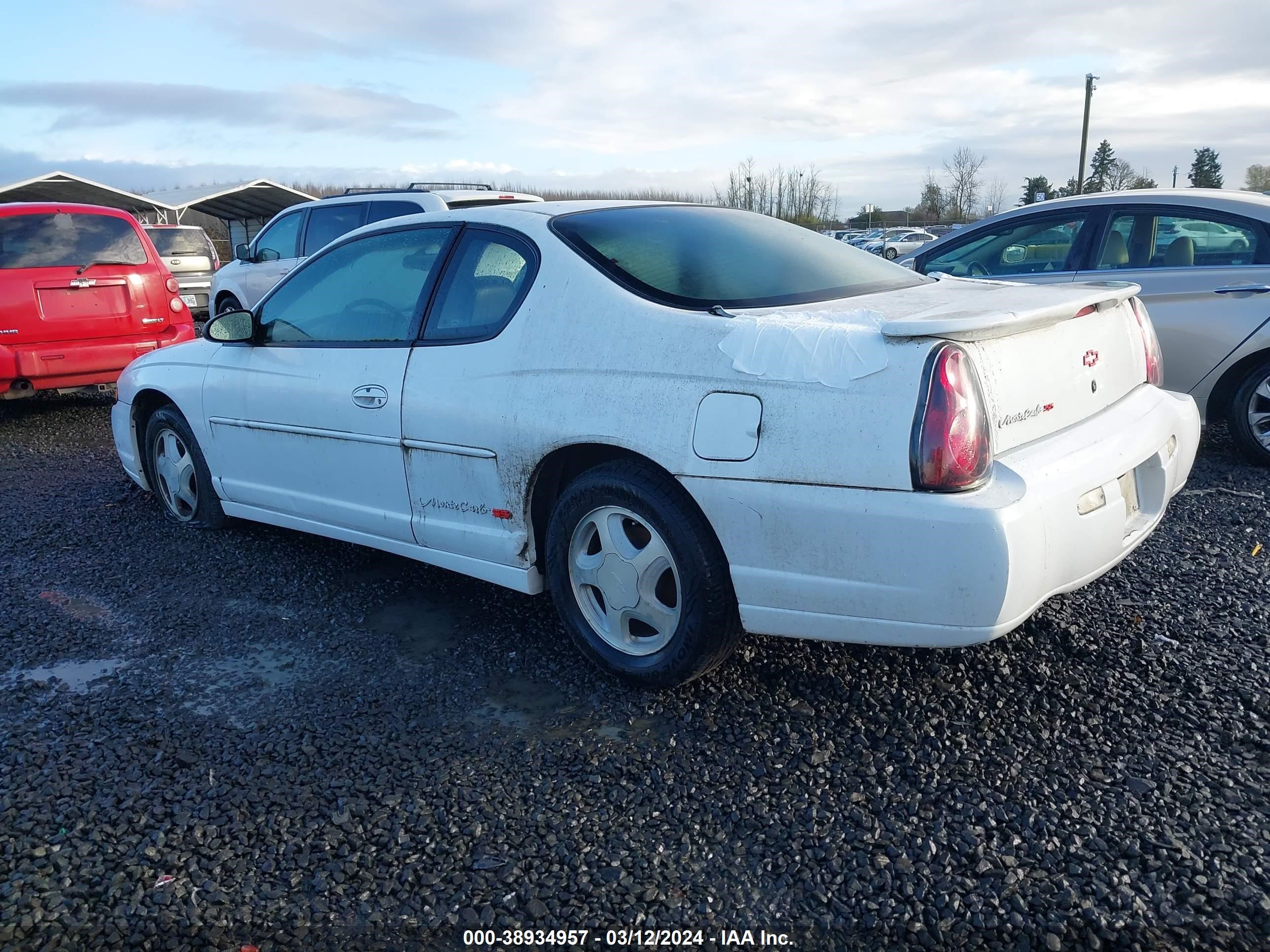 Photo 2 VIN: 2G1WX12KXY9355214 - CHEVROLET MONTE CARLO 