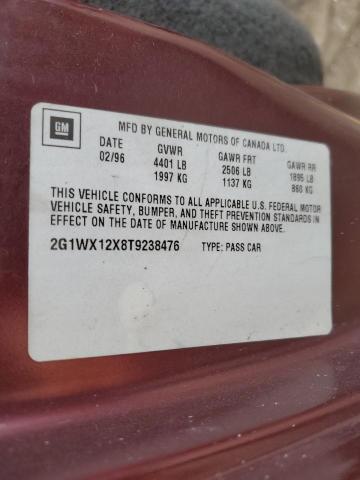 Photo 11 VIN: 2G1WX12X8T9238476 - CHEVROLET MONTE CARL 