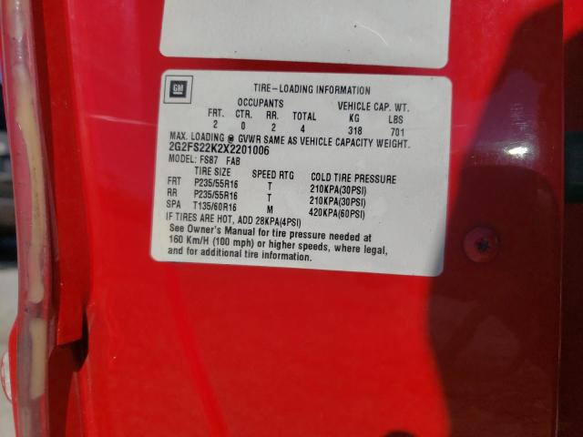 Photo 11 VIN: 2G2FS22K2X2201006 - PONTIAC FIREBIRD 