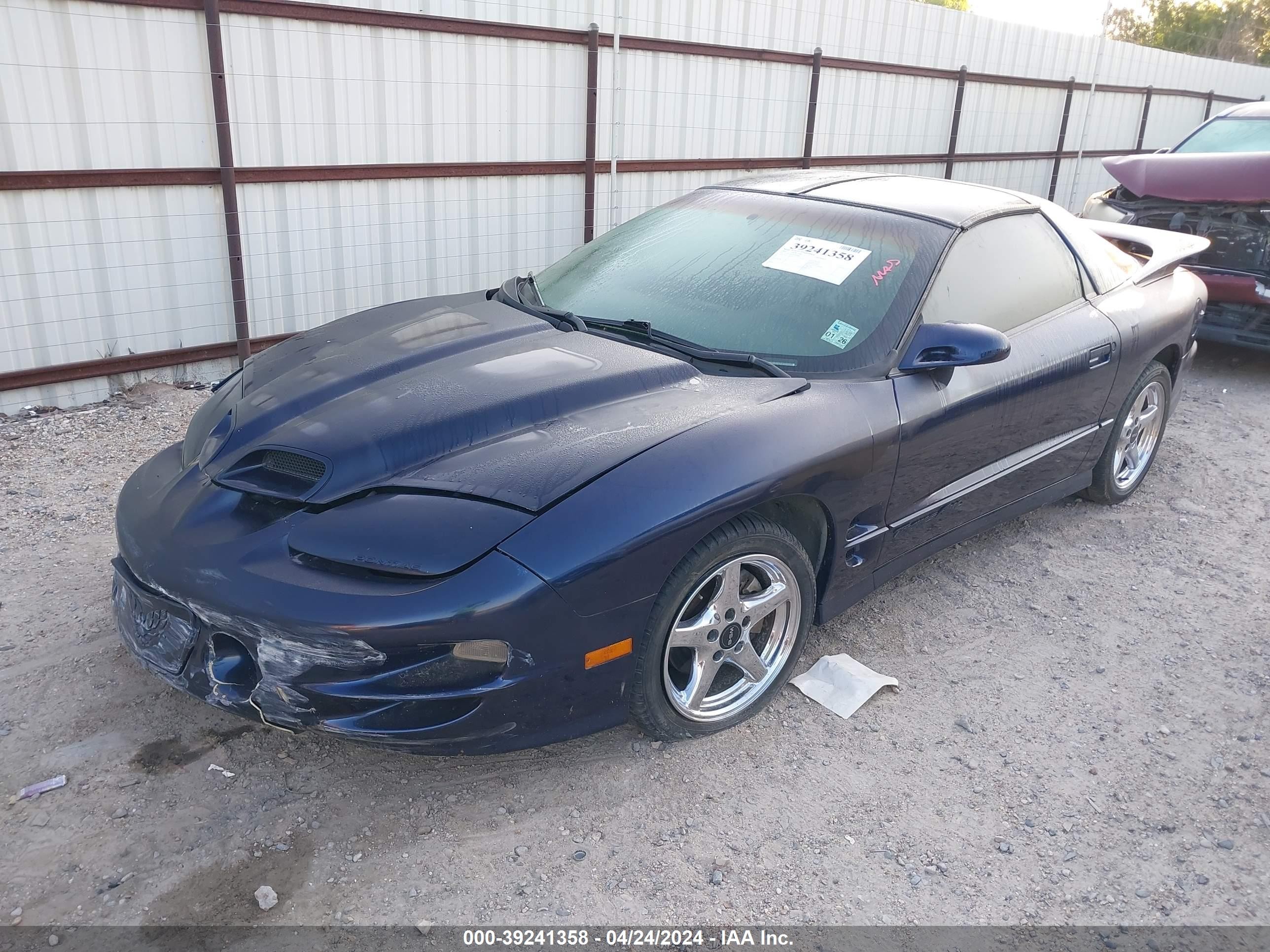 Photo 1 VIN: 2G2FV22G722169990 - PONTIAC FIREBIRD 