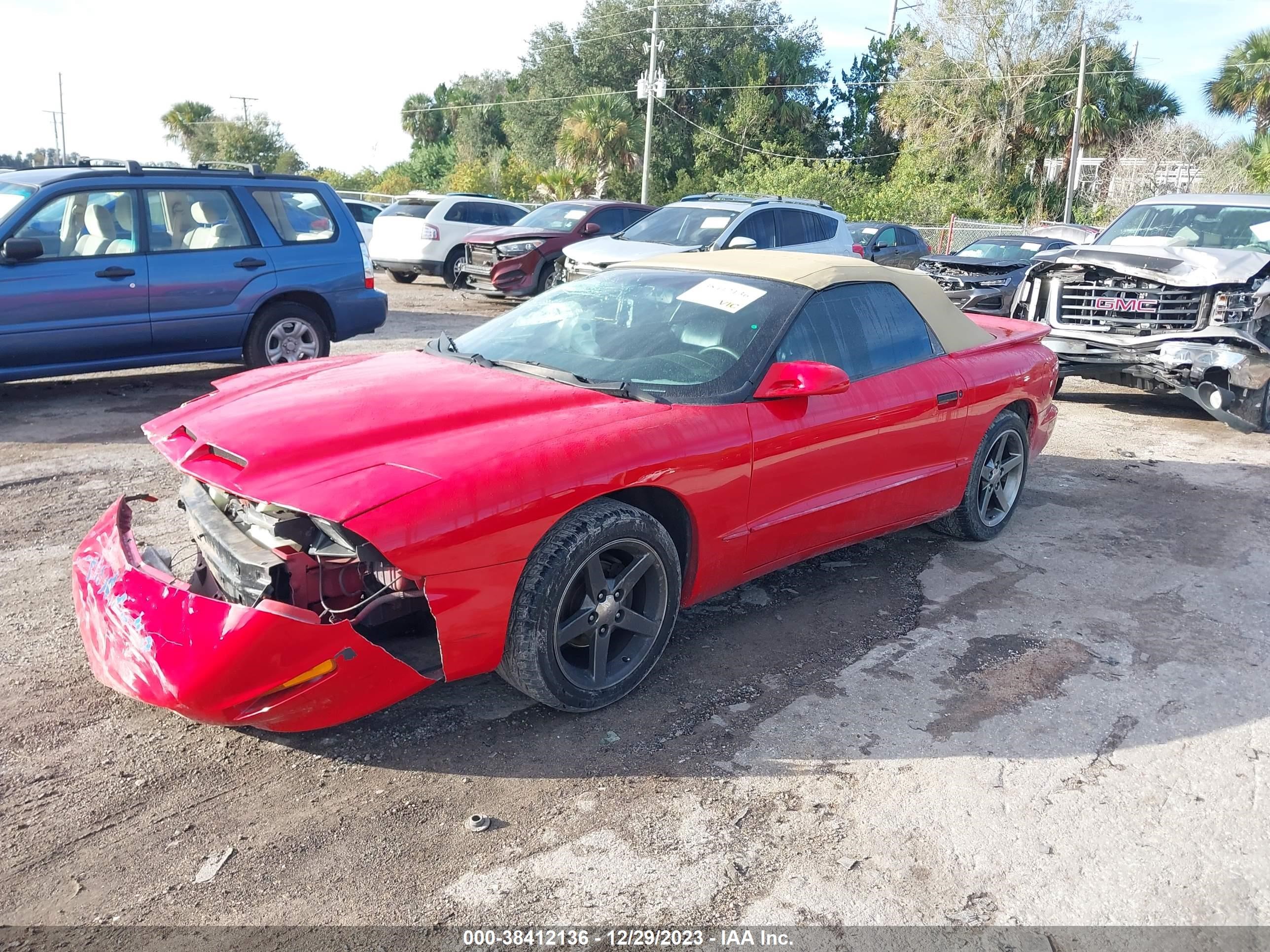 Photo 1 VIN: 2G2FV32P1R2247860 - PONTIAC FIREBIRD 