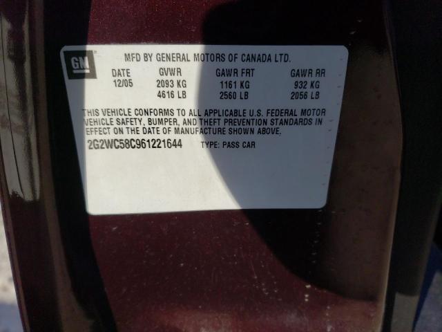 Photo 11 VIN: 2G2WC58C961221644 - PONTIAC GRANDPRIX 