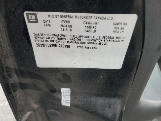 Photo 11 VIN: 2G2WP522051248198 - PONTIAC GRANDPRIX 