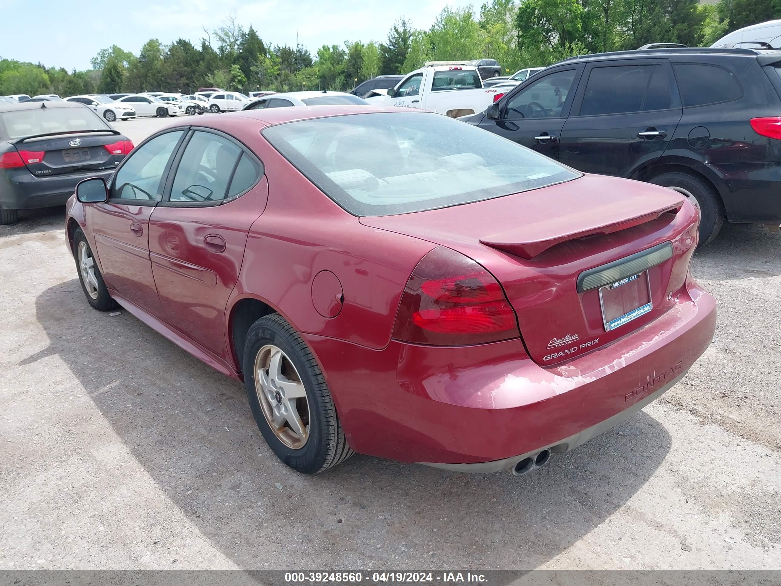 Photo 2 VIN: 2G2WP522841325172 - PONTIAC GRAND PRIX 