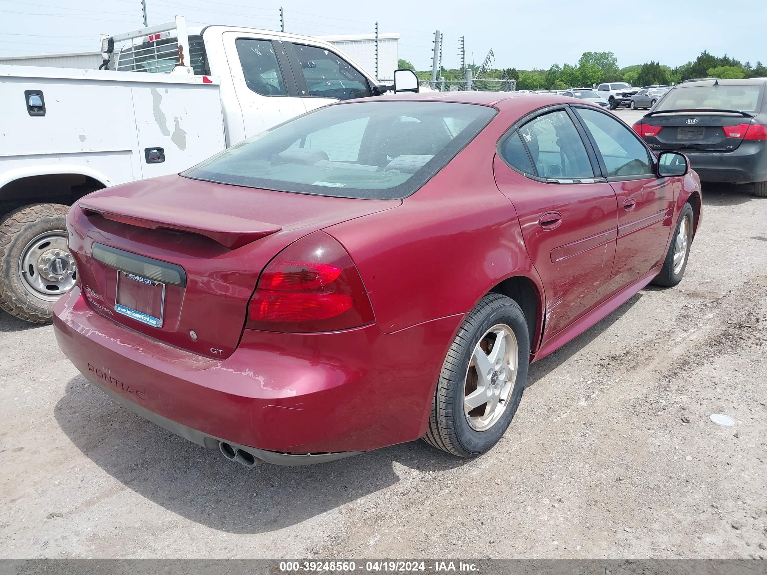 Photo 3 VIN: 2G2WP522841325172 - PONTIAC GRAND PRIX 