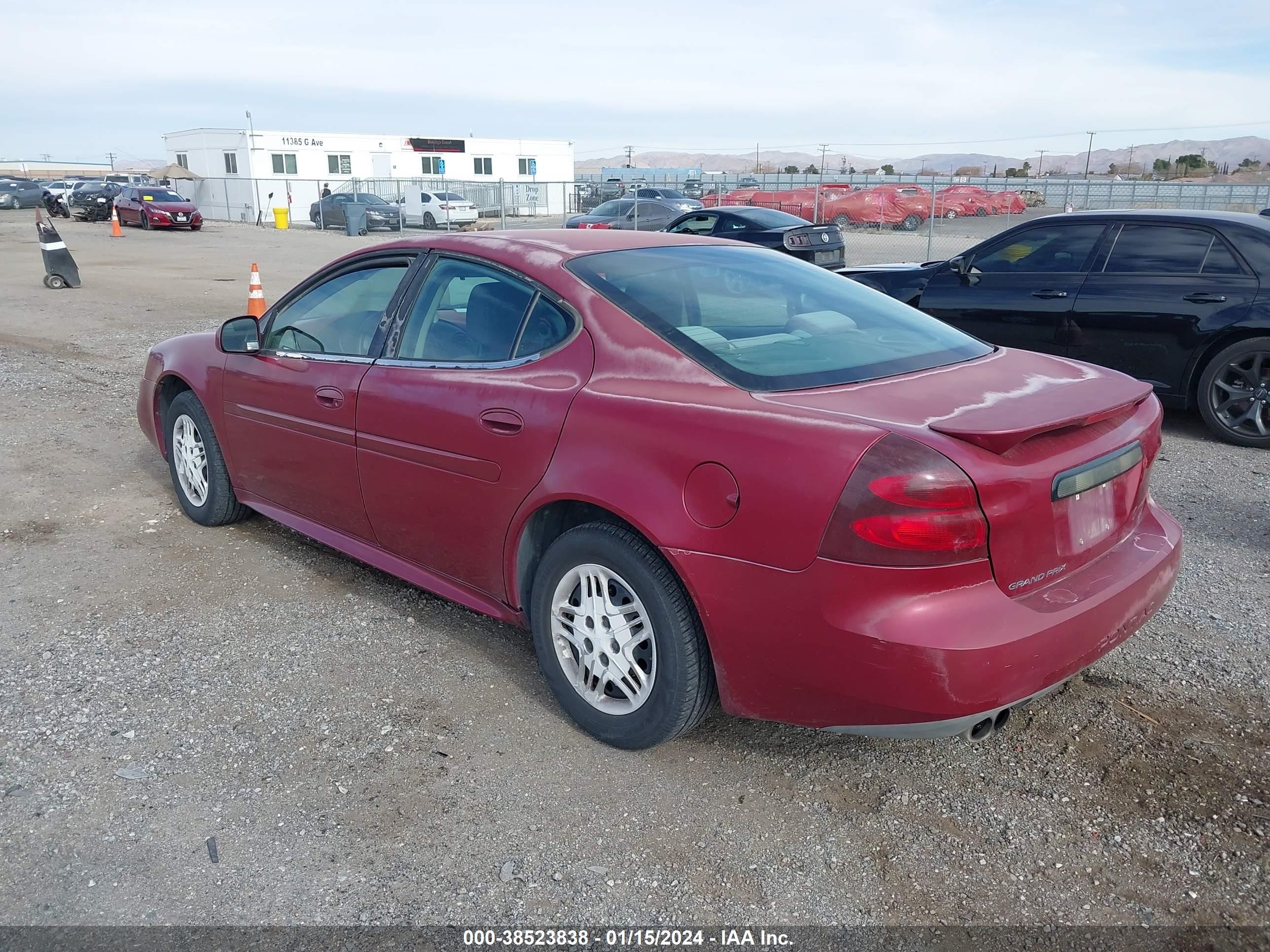 Photo 2 VIN: 2G2WP522X41144980 - PONTIAC GRAND PRIX 