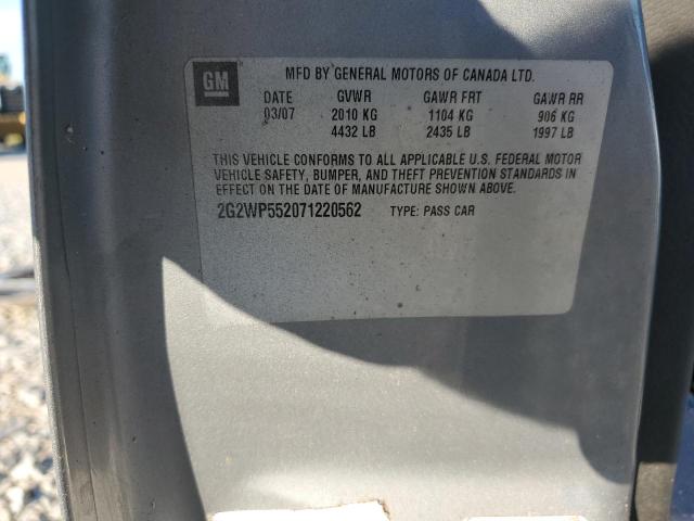 Photo 11 VIN: 2G2WP552071220562 - PONTIAC GRAND PRIX 