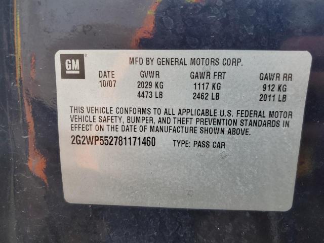 Photo 11 VIN: 2G2WP552781171460 - PONTIAC GRANDPRIX 