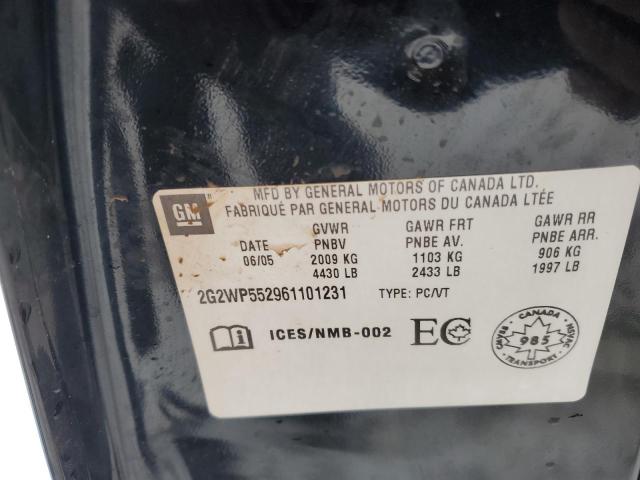 Photo 11 VIN: 2G2WP552961101231 - PONTIAC GRANDPRIX 