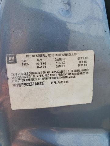 Photo 11 VIN: 2G2WP552X61148137 - PONTIAC GRAND PRIX 