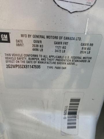 Photo 11 VIN: 2G2WP552X81147606 - PONTIAC GRAND PRIX 
