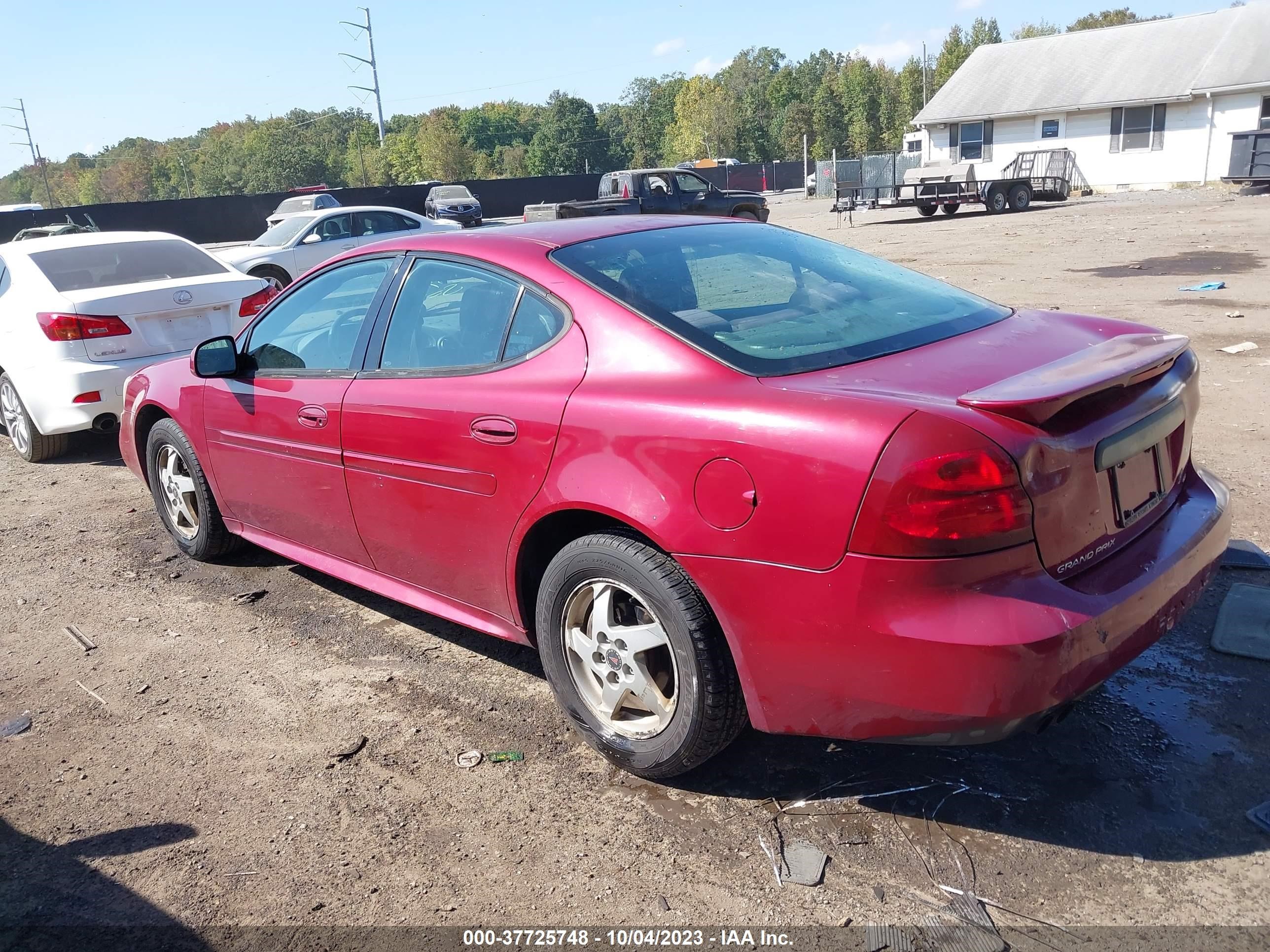 Photo 2 VIN: 2G2WS522341143328 - PONTIAC GRAND PRIX 