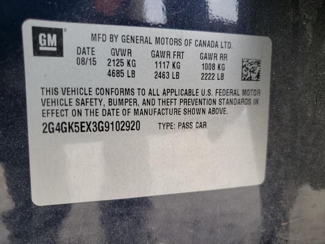 Photo 9 VIN: 2G4GK5EX3G9102920 - BUICK REGAL 