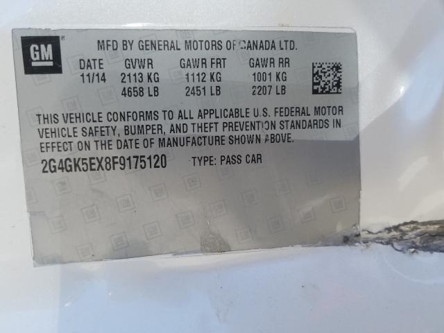 Photo 9 VIN: 2G4GK5EX8F9175120 - BUICK REGAL 