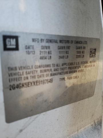 Photo 10 VIN: 2G4GK5EXXE9197649 - BUICK REGAL 