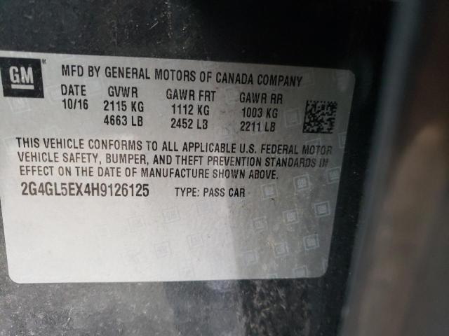 Photo 12 VIN: 2G4GL5EX4H9126125 - BUICK REGAL 