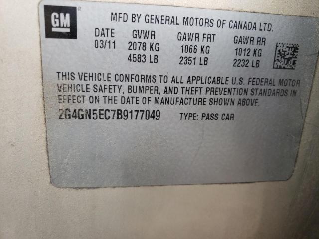 Photo 11 VIN: 2G4GN5EC7B9177049 - BUICK REGAL CXL 