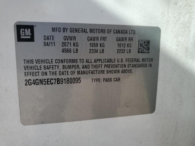 Photo 11 VIN: 2G4GN5EC7B9180095 - BUICK REGAL 