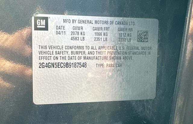 Photo 9 VIN: 2G4GN5EC9B9187548 - BUICK REGAL CXL 