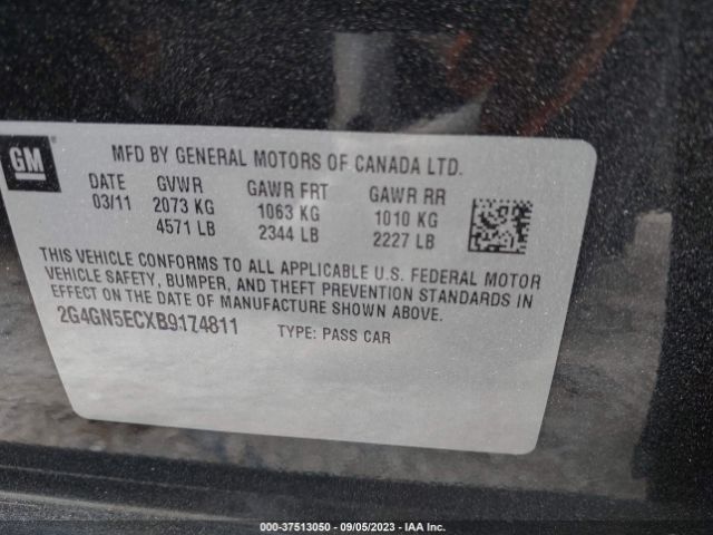 Photo 8 VIN: 2G4GN5ECXB9174811 - BUICK REGAL 