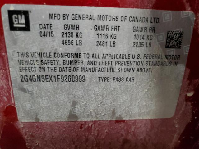 Photo 11 VIN: 2G4GN5EX1F9260999 - BUICK REGAL PREM 