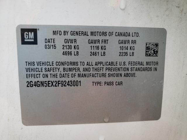 Photo 9 VIN: 2G4GN5EX2F9243001 - BUICK REGAL PREM 