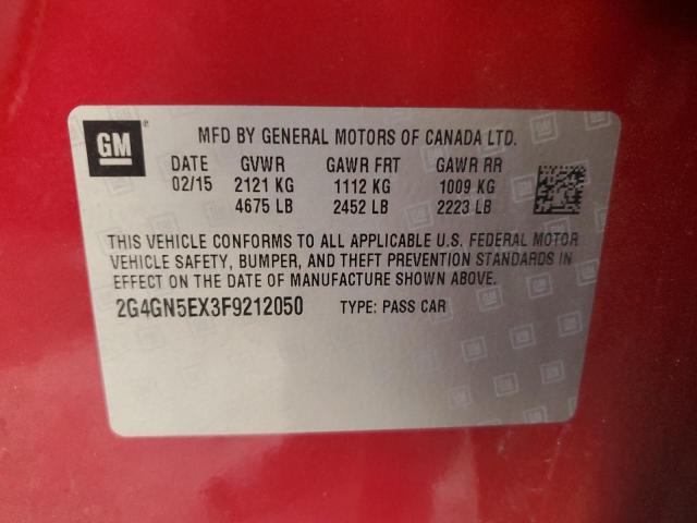 Photo 11 VIN: 2G4GN5EX3F9212050 - BUICK REGAL 