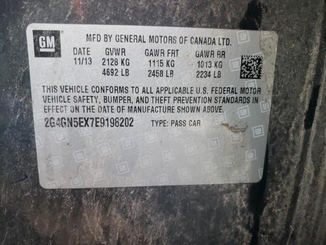 Photo 12 VIN: 2G4GN5EX7E9198202 - BUICK REGAL PREM 