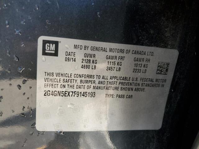 Photo 12 VIN: 2G4GN5EX7F9145193 - BUICK REGAL 