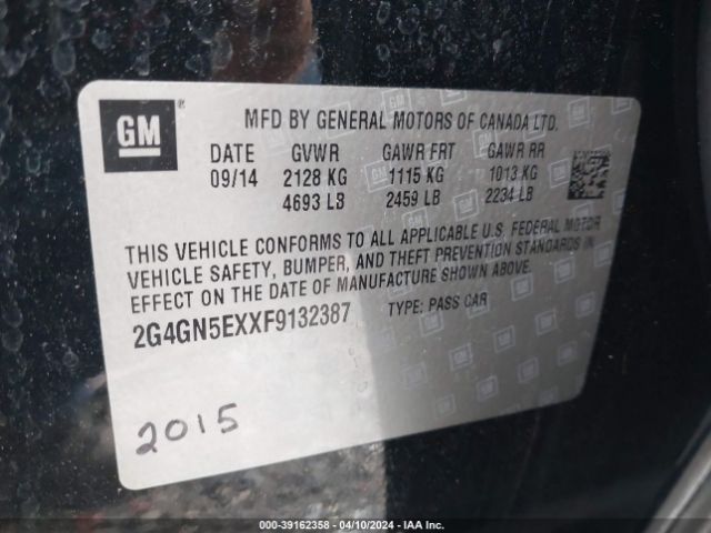 Photo 8 VIN: 2G4GN5EXXF9132387 - BUICK REGAL 